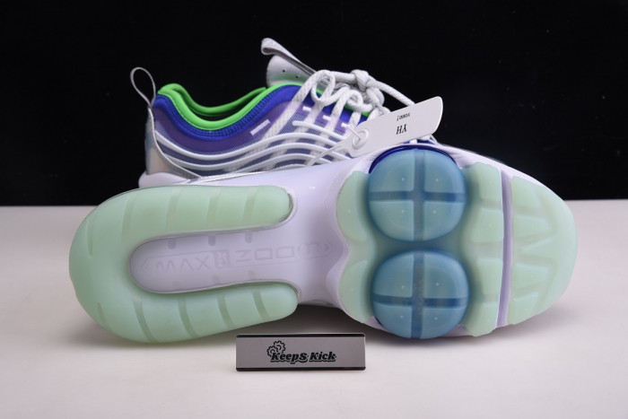 nike air max zoom 950 white purple green running cj6700-004