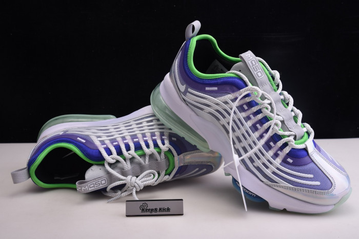 nike air max zoom 950 white purple green running cj6700-004