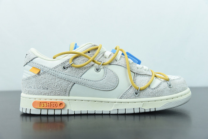 ow x dunk low ''lot 34 of 50''