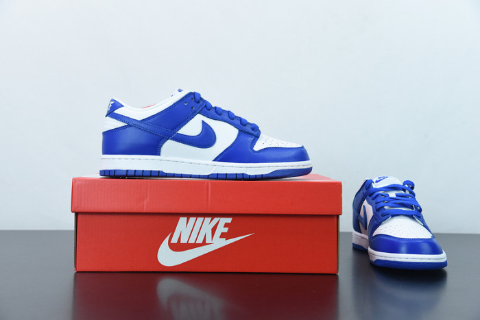 nike dunk low sp kentucky (2020) white/royal blue cu1726-100